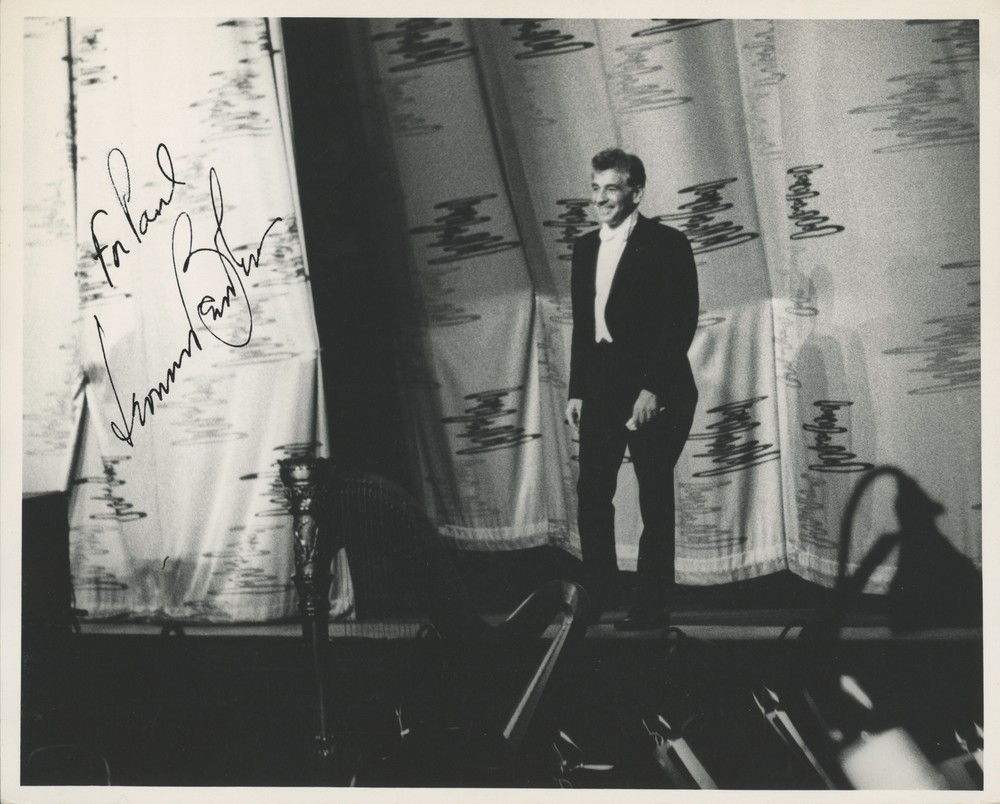 Bernstein, Leonard. (1918–1990): Signed Photograph