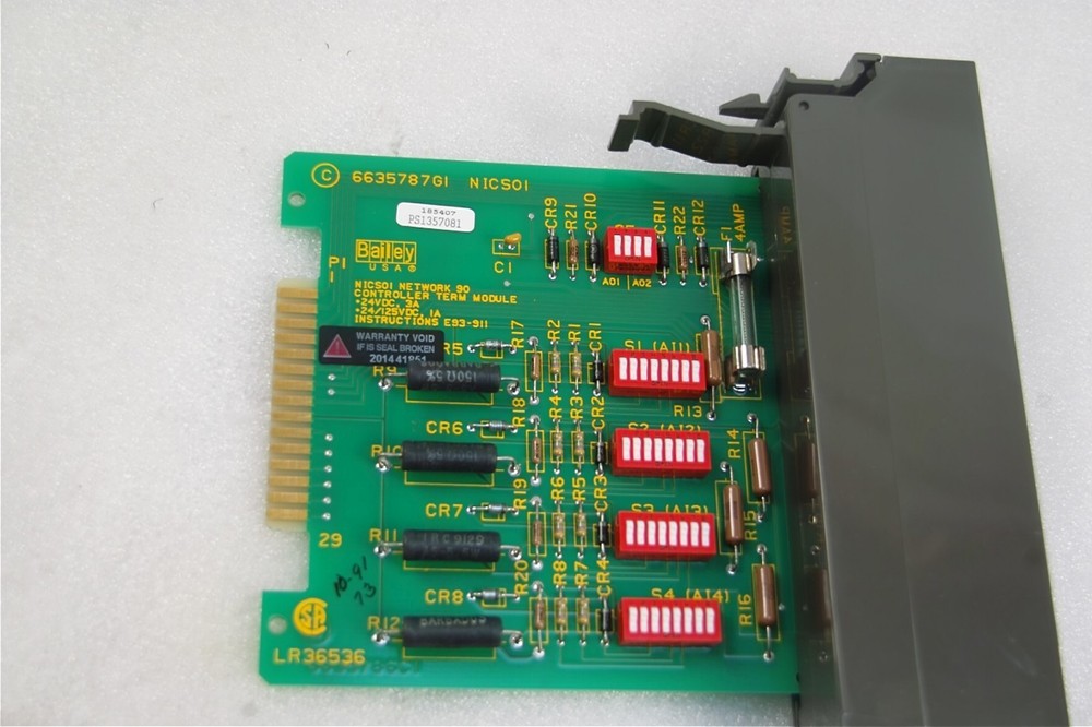 BAILEY CONTROLS INFI 90 NICS01 NETWORK 90 CONTROLLER TERM BOARD FREE SHIP