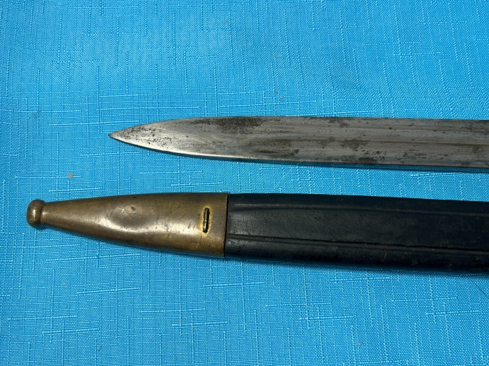 1890s Turkish Mauser Bayonet w/ Scabbard
