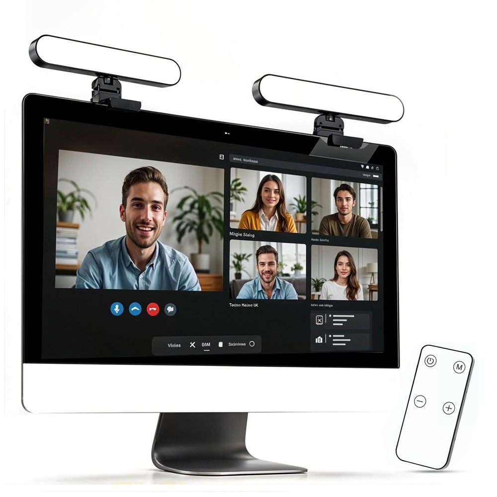 Monitor Light Bar for Computer & Laptop – Remote&Touch Control, Streaming Vid...