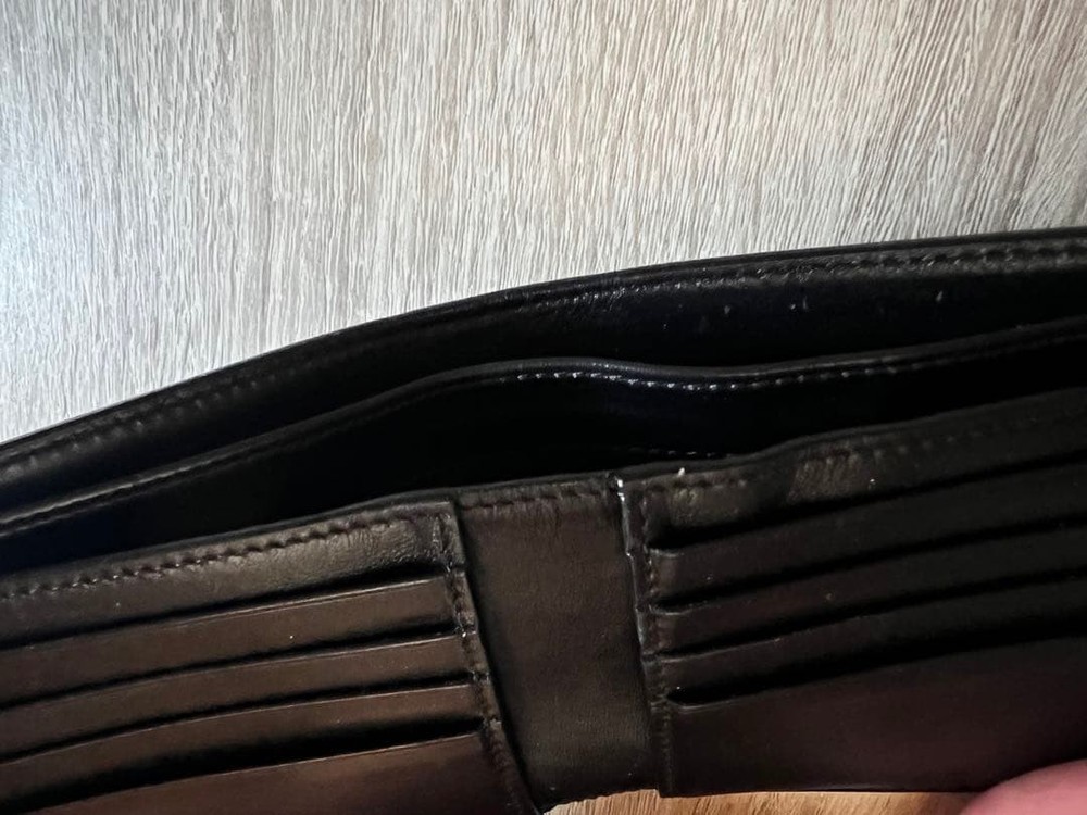 CELINE Black Bi fold Wallet Celine From Japan