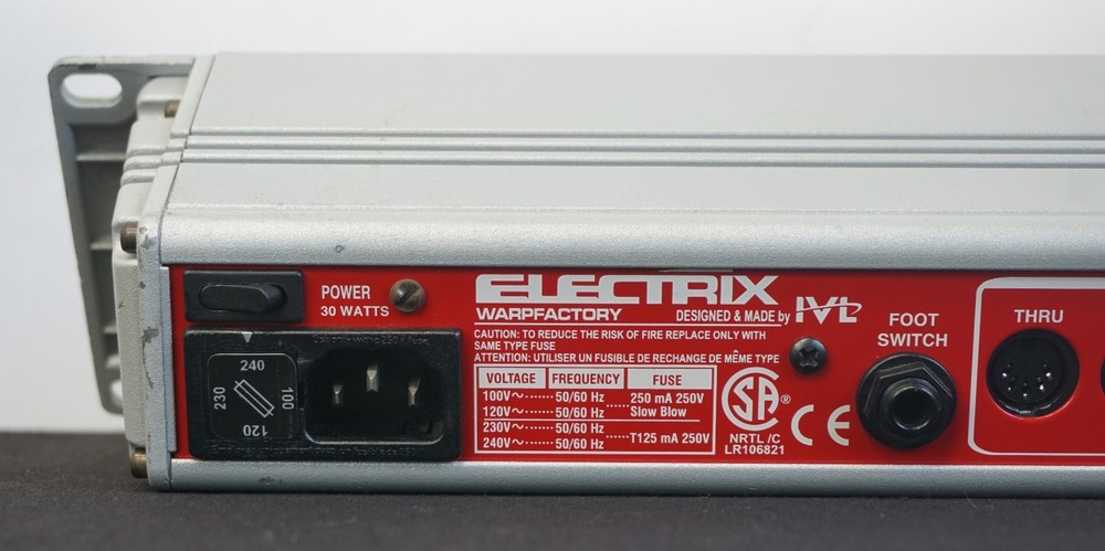 Electrix Warpfactory The Ultimate Vocoder 90's MIDI Vocal Synth Processor