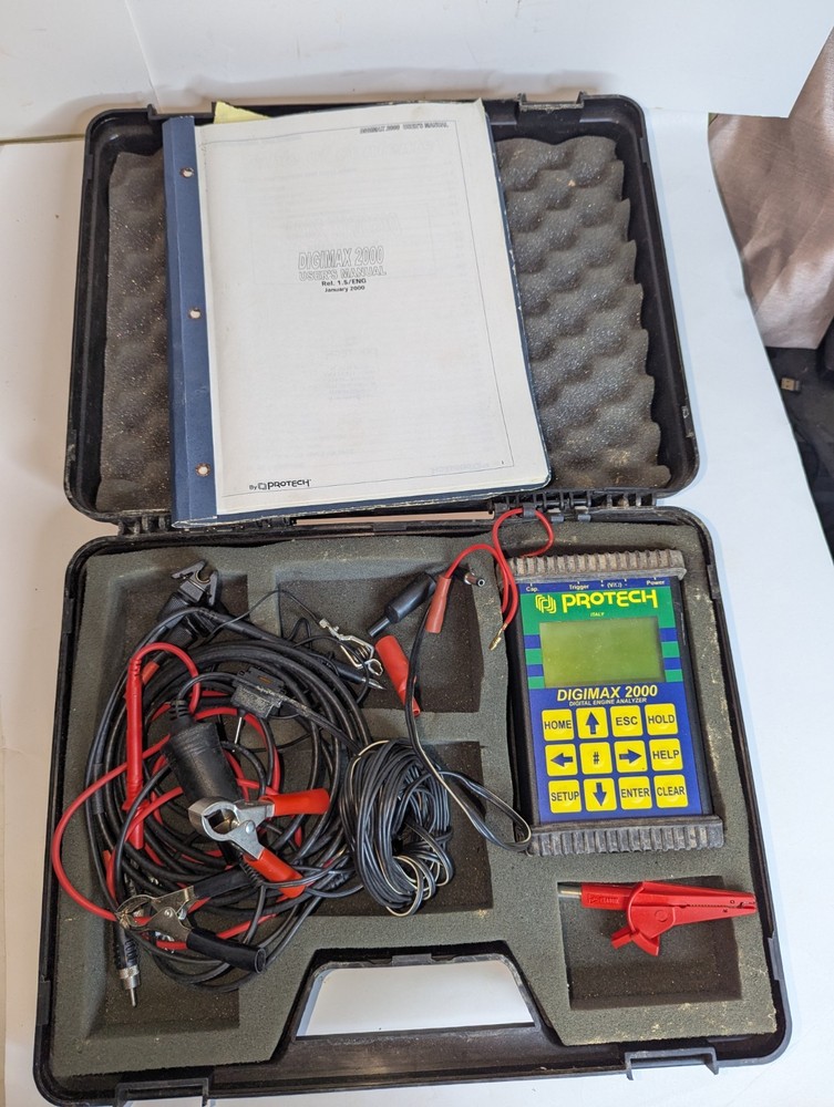 Protech Digimax 2000 Complete Diagnostic Tester + Oscilloscope Tool - RARE VTG