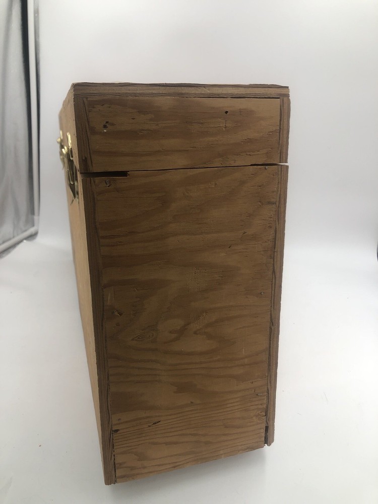 Solied Wood Tool Box Vintage