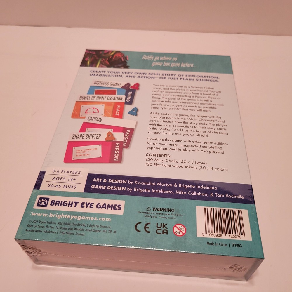 The Plot Thickens: Storytelling Card Game, Science Fiction Edition - NEW