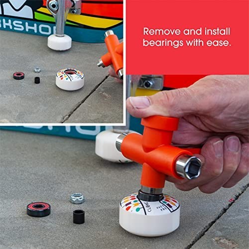 Multi-Function Skate Tool - Portable Accessory for Skateboards, Longboards & Rol