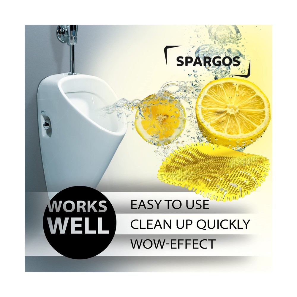 Urinal Screen Deodorizer (36 Pack) - Urinal Cakes - Fresh 3d Wave Anti-Splash...