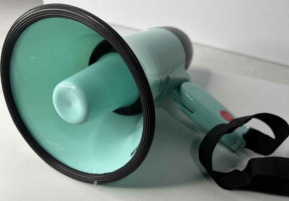 Megaphone Bullhorn Unbranded Blue