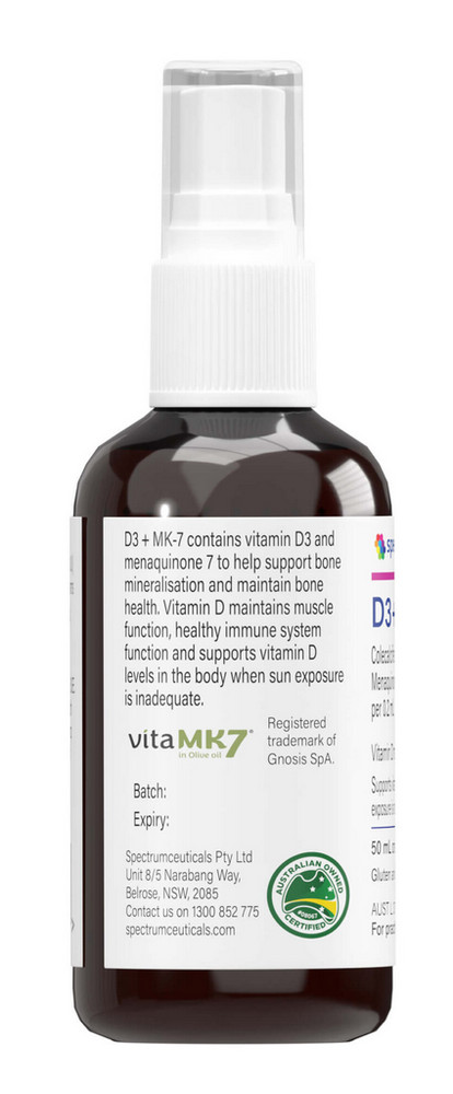 Spectrumceuticals D3+Mk-7 50ml Oral Liquid