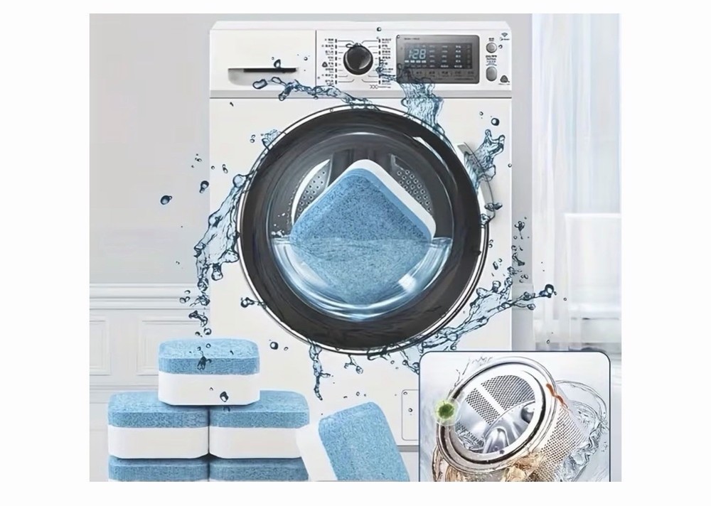Washer Machine Cleaner Tablets 8 Pack Deep Cleaning Tablets Front Top Load