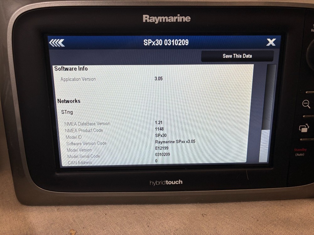 Raymarine X30 Smart Pilot Autopilot Course Computer E12199 Tested/Warranty!