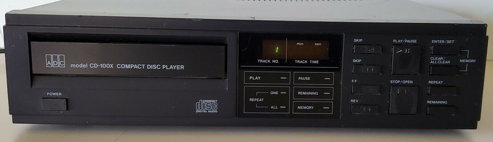 Vintage ADC CD-100X CD Player