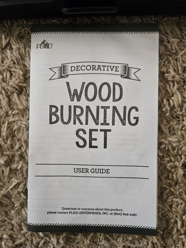 Plaid Decorative Wood Burning Set Soldering Interchangeable Tips