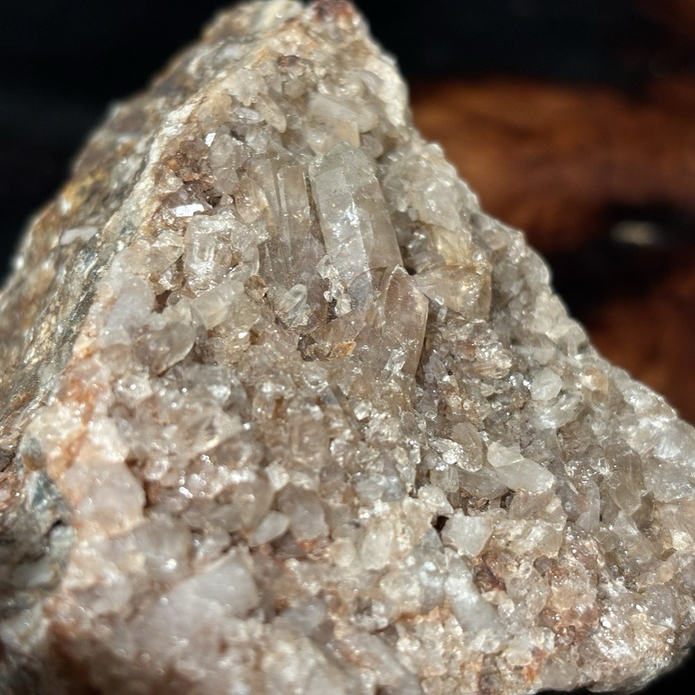 smokey quartz gold ore specimen