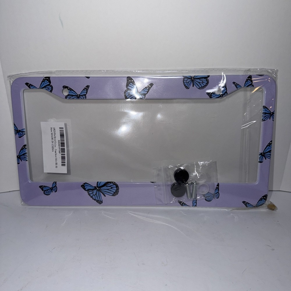 Butterfly License Plate Frame