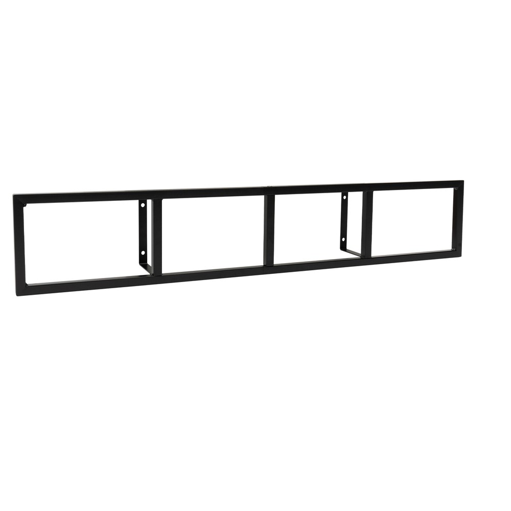 3-Stand Metal CD Wall Mount Rack - Space-Saving Media Organizer