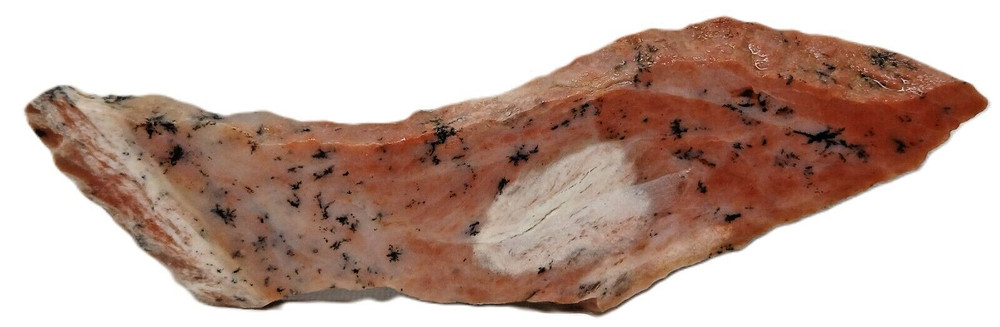 Peruvian Pink Dendritic Opal 60gm Gem Lapidary Cabbing Slab