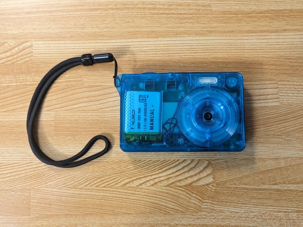 Manual Holo Digital Camera  Blue