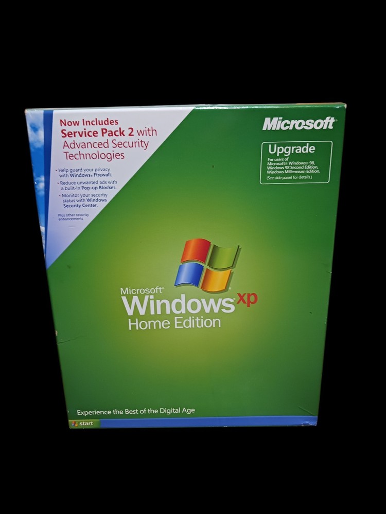 Microsoft Windows XP Home Edition Upgrade Retail Package - NEW SEALED
