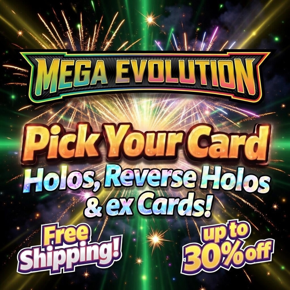 Pokémon TCG Mega Evolution Pick Your Card Reverse Holo ex NM