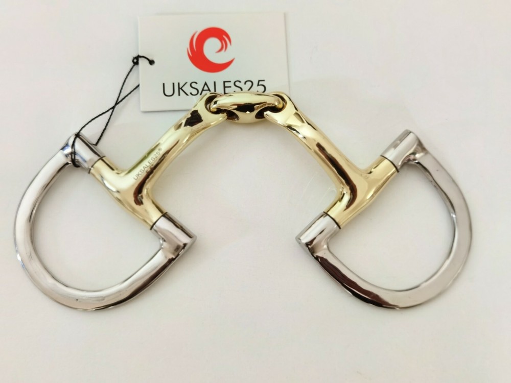 D-Ring 14MM Curved Turtle Angled MP Snaffle Bit (UKSALES25®)*SAME DAY DISPATCH*