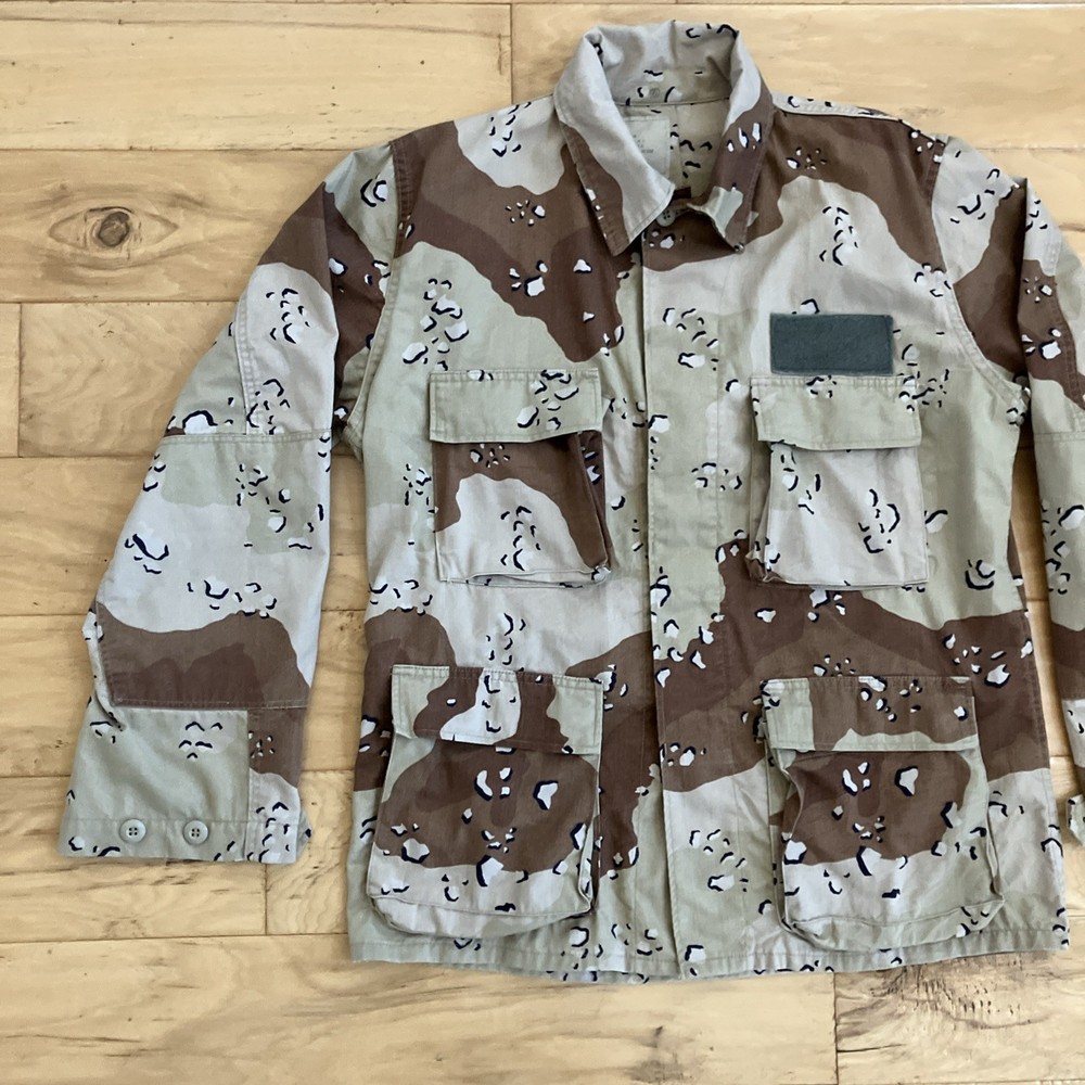 USGI 6 Color Desert / Chocolate Chip Uniform Jacket BDU - MEDIUM REGULAR