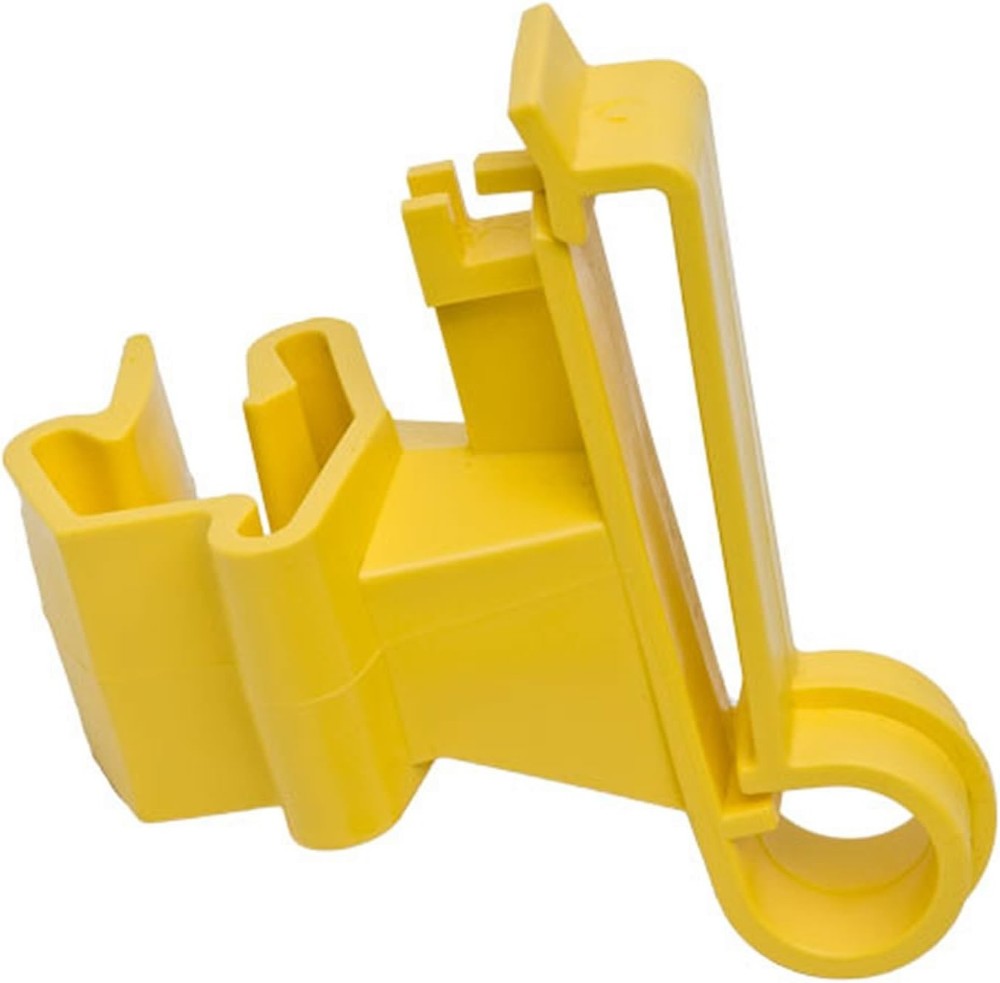 UV-Stabilized T-Post Insulators - 25 Pack for Secure Poly Tape Installation