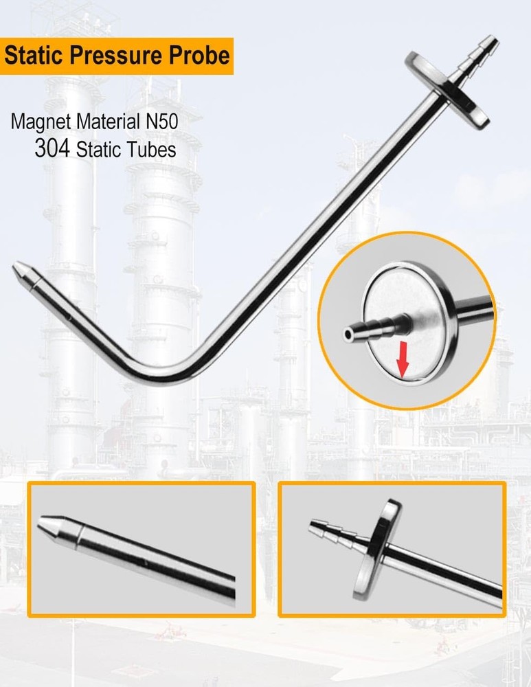 ZIBOO ASP2 Static Pressure Probes (Two-Pack)