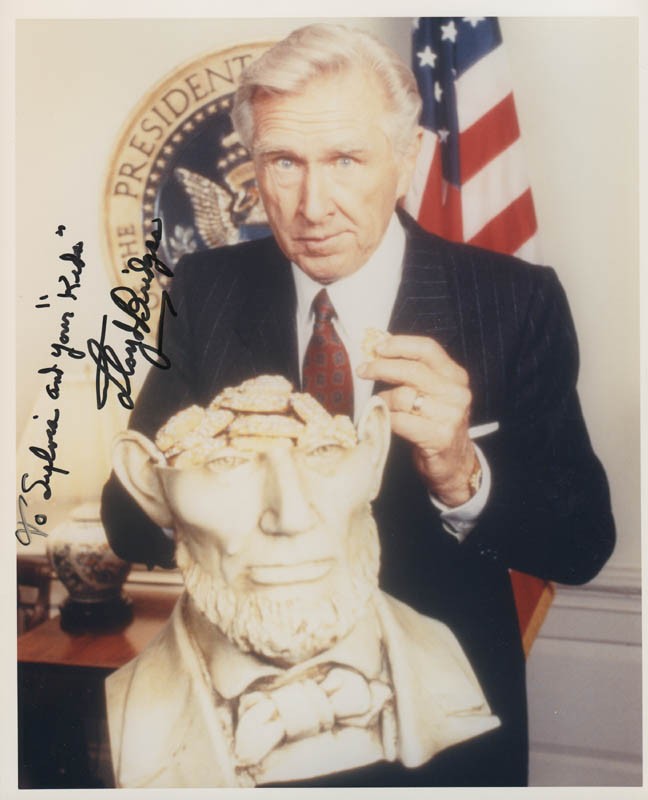 LLOYD BRIDGES - INSCRIBED PHOTOGRAPH SIGNED