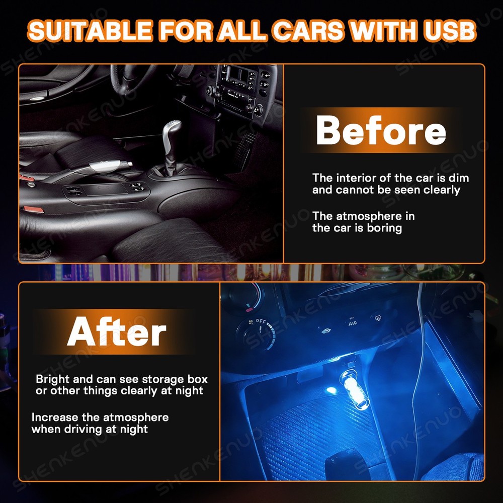 12V Touch Control USB Interior & Exterior For Boat Marine Deck Interior Lighting