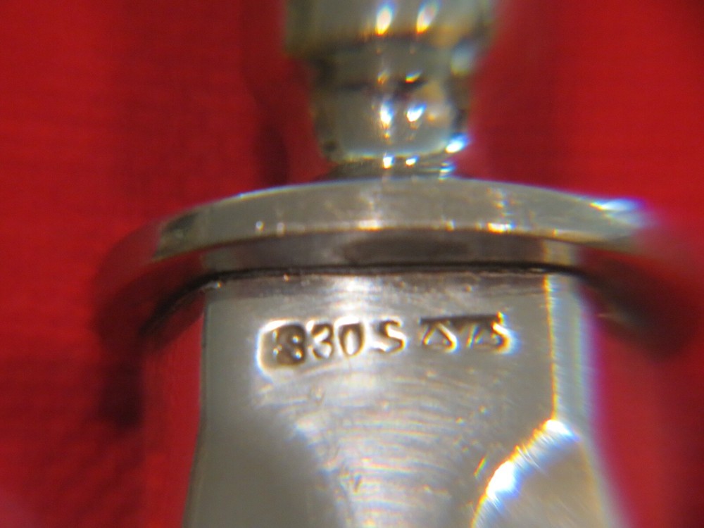 DAVID ANDERSON 830s SILVER RADHUS NORWEGIAN CHEESE PLANE NM