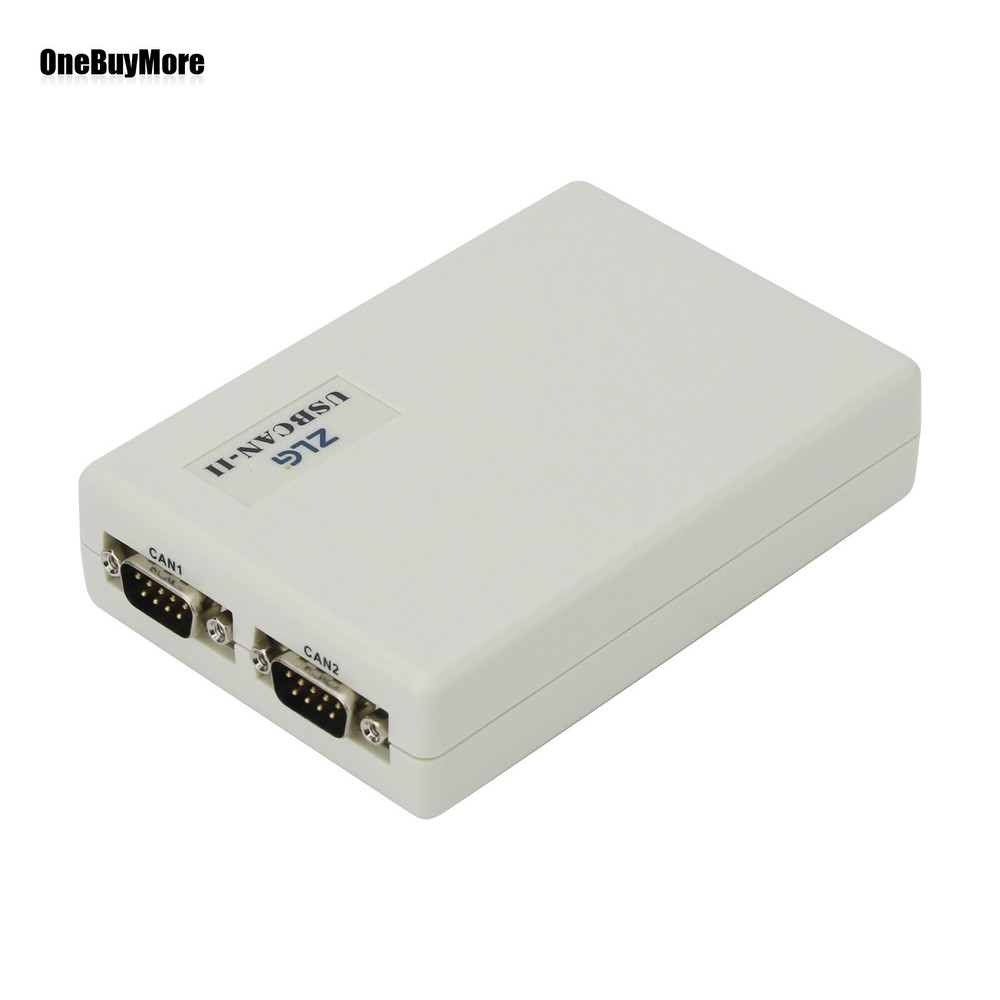 ZLG USBCAN-II USB to CAN Adapter CAN Bus Analyzer Debugger w/ 2CH CAN Interface