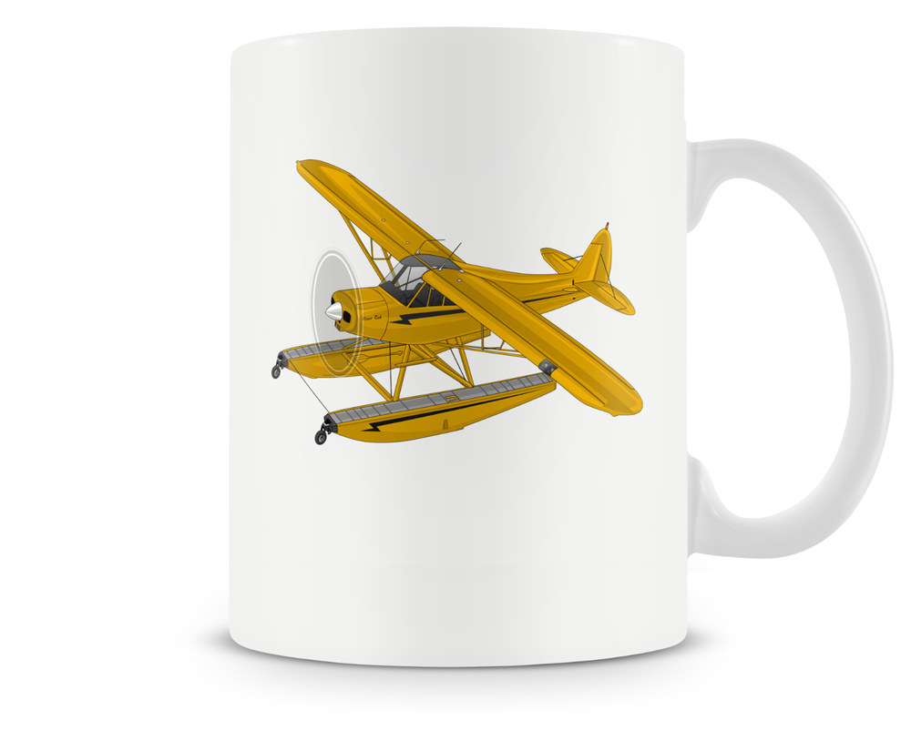 Piper Cub Floatplane Mug - 15oz.