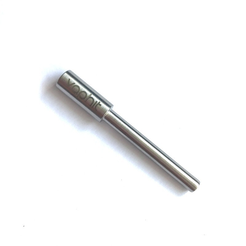 Vaphit ss rod (load/remove screen) with silicone heatproof protector and brush