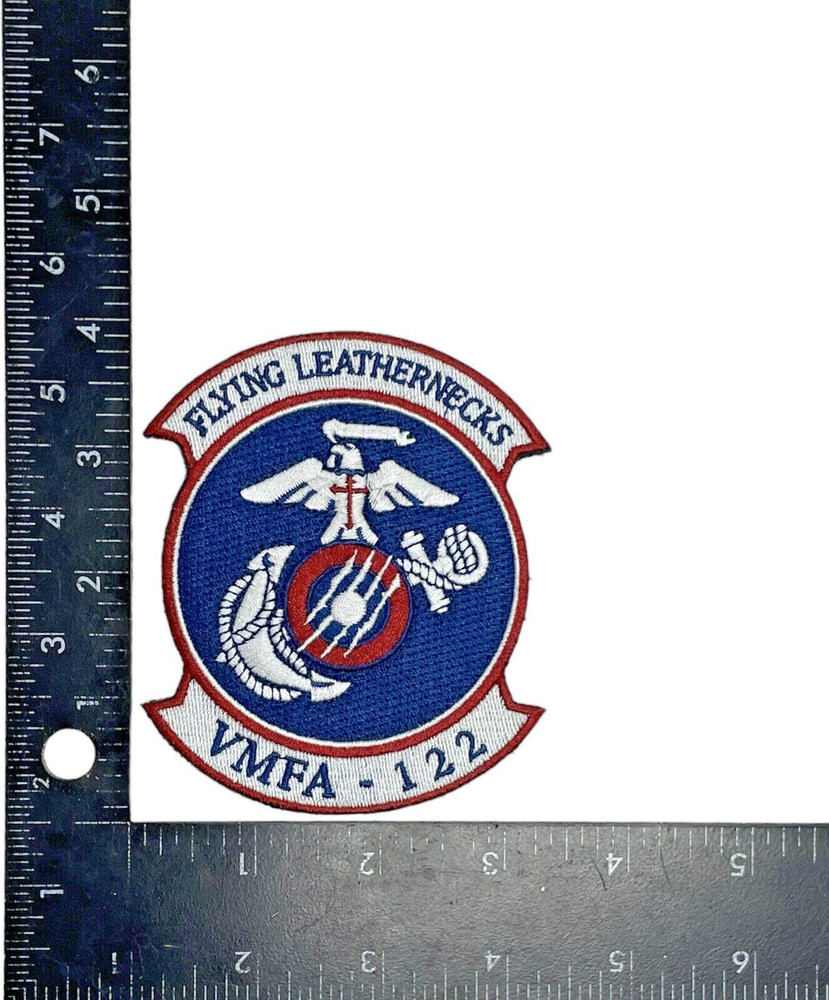 Flying Leathernecks VMFA-122 Tactical Patch Hook & Loop Attachment US Marine