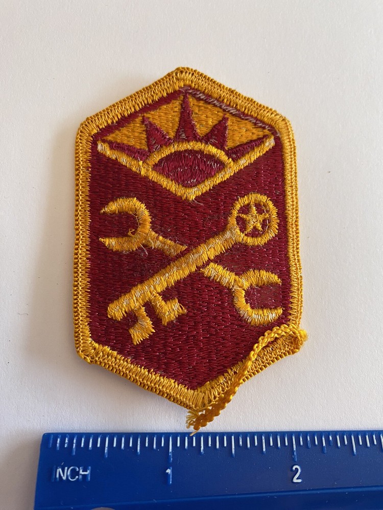 US Army Advance Weapons Support Command Patch Full Color Patch INV5397