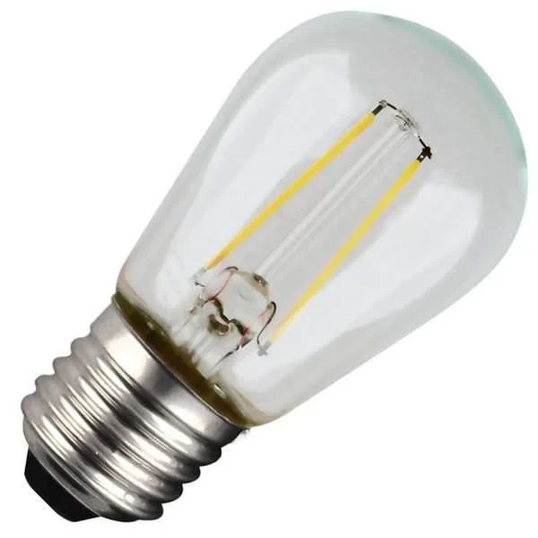 Satco S8021 - 1 Watt LED Replacement S14 Outdoor String Light Bulbs (4 Pack)