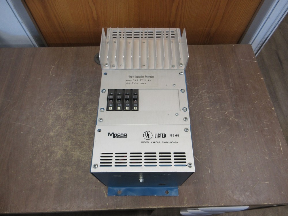 Macro Electronics Miscellaneous Switchboard PDQ-500/LV 5kW (4) 20A 1P Breakers
