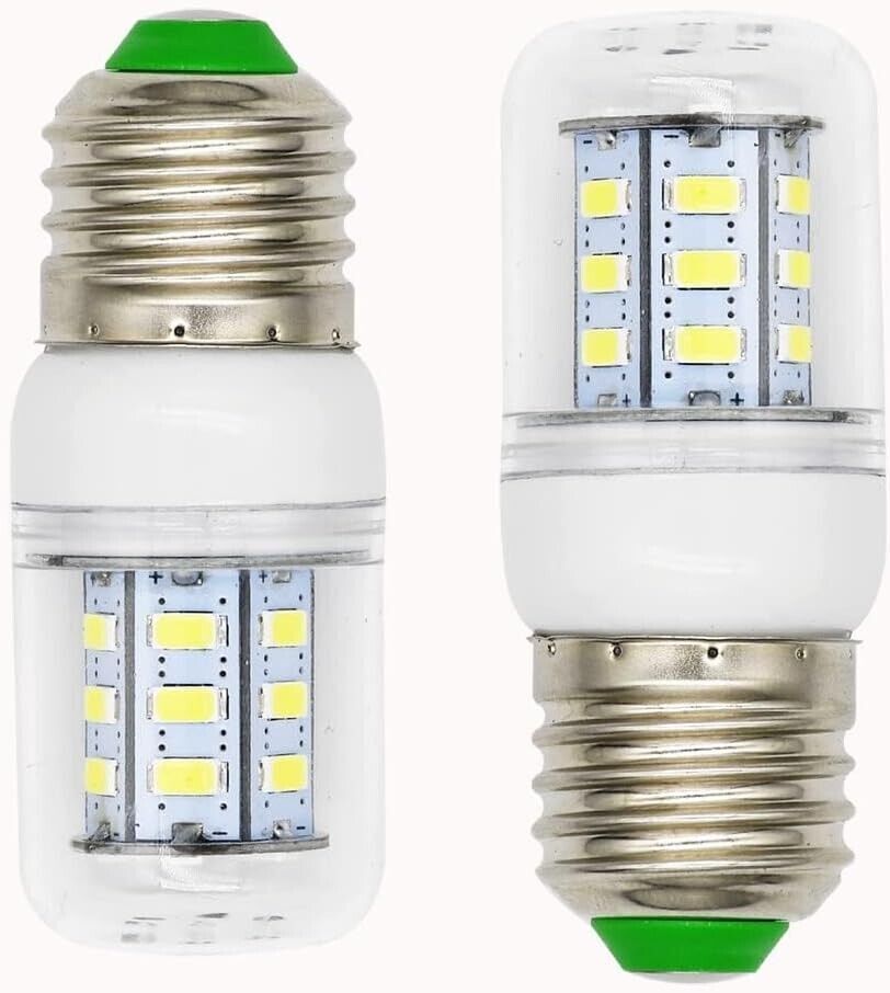 2Pcs LED Refrigerator Light Corn Bulb E27 3.5W For Frigidaire Kenmore 5304511738