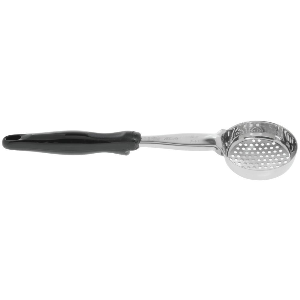 Vollrath 6422420 Spoodle - Black Handled 4 oz. Perforated