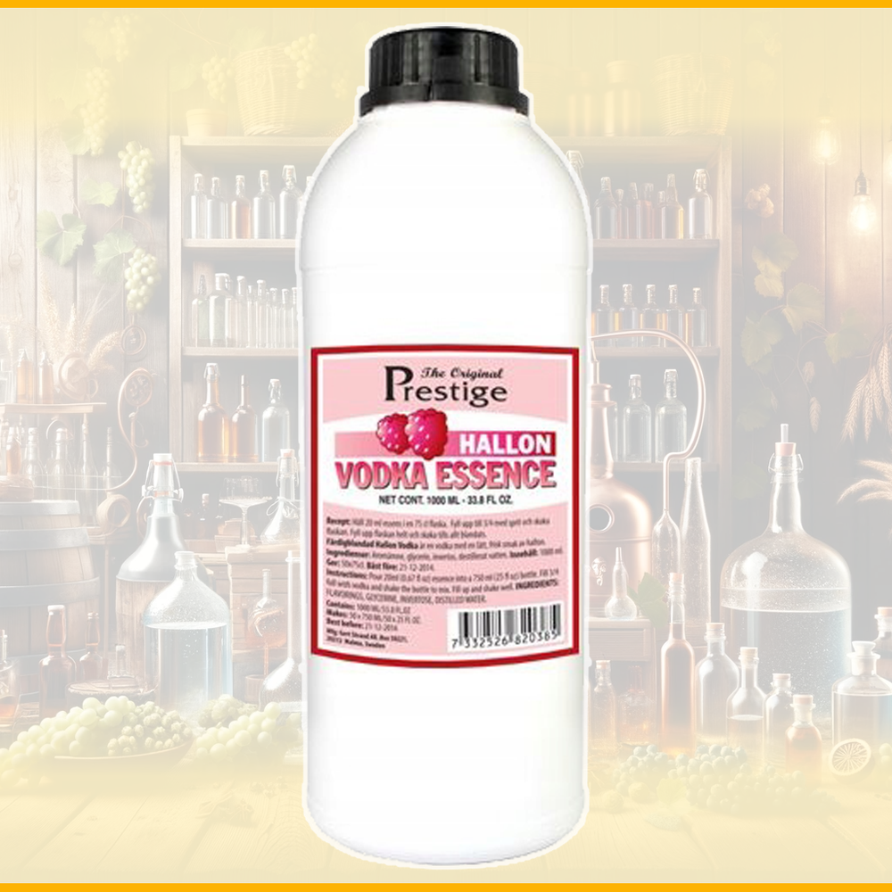 HALLON RASPBERRY VODKA PRESTIGE FLAVOUR ESSENCE FOR ALCOHOL 1000ML