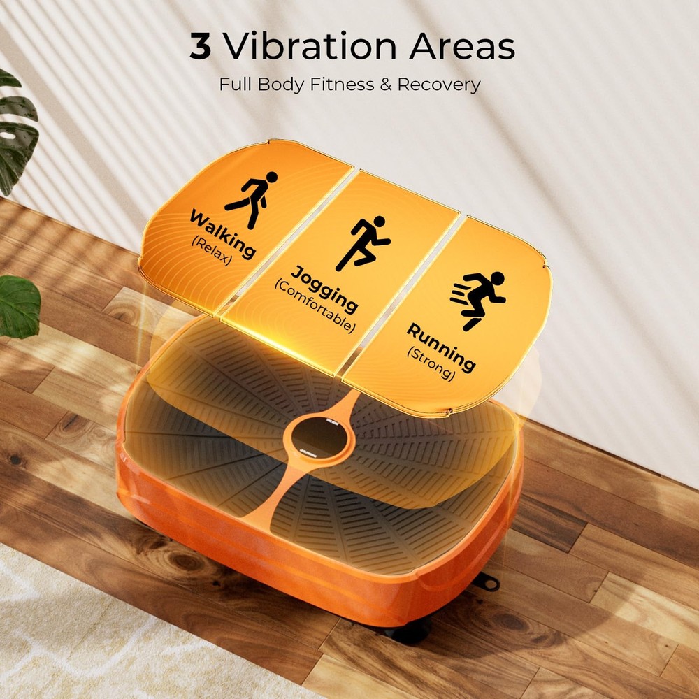 Vibration Plate Exercise Machine, Vibrating Plate for Lymphatic Drainage & We...