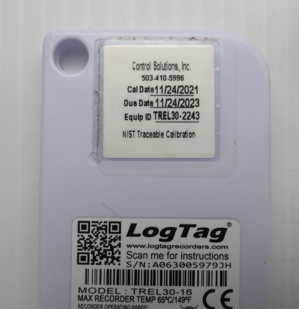 LogTag TREL30-16 Low Temperature Recorder Data Logger