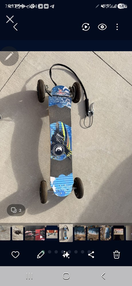 MBS atom 95x Mountain Board With Pneumatic Brake System