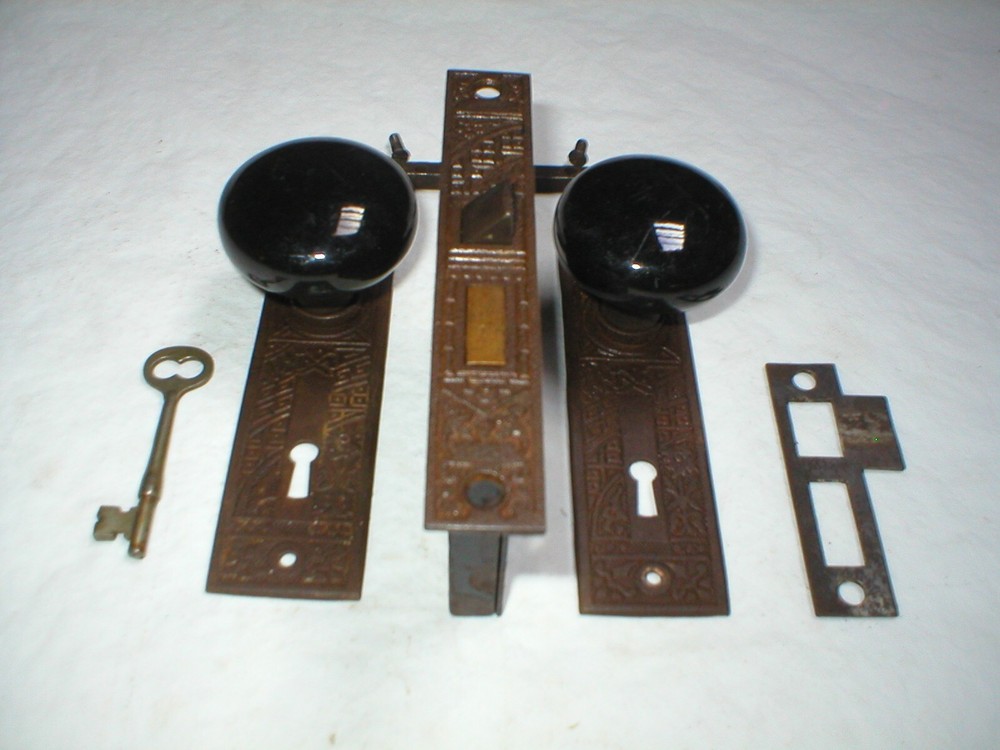 Antique Victorian Era Door Hardware