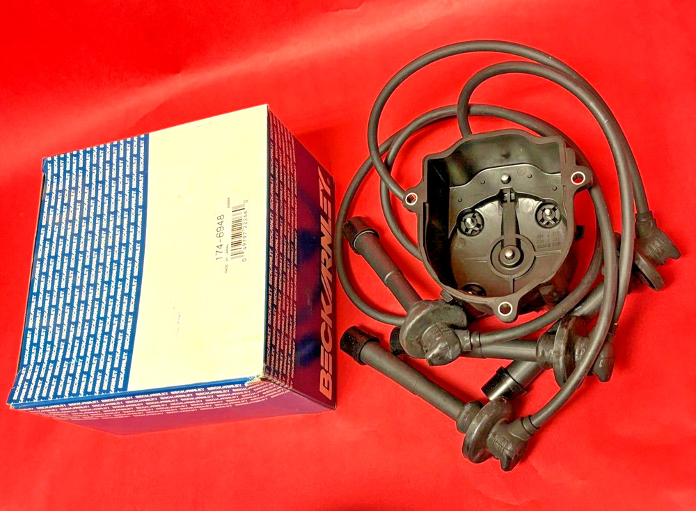 Distributor Cap/Spark plug wire -Eng Code: 4AF, 2BBL fit 88-89 Toyota Corolla