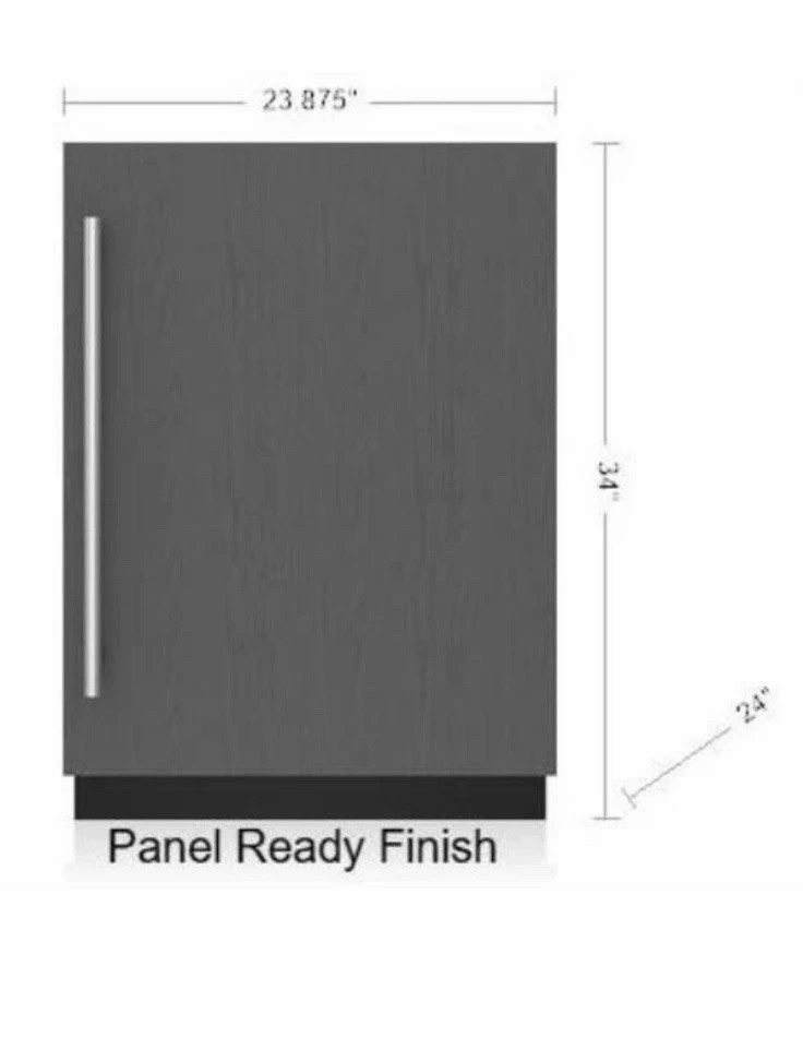 Sub-Zero DEU2450R/R 24" Designer Undercounter Refrigerator - Panel Ready