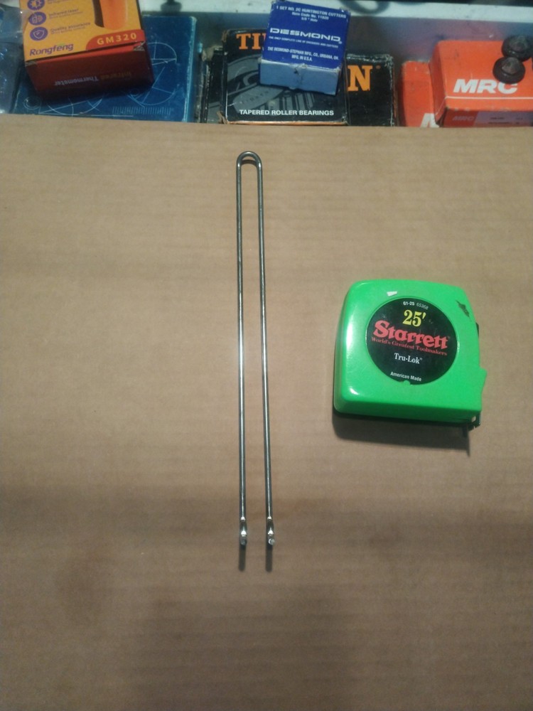 45) Pegboard. 10" Galvanized Metal Wire Loop Hook: 0.148" Diameter. **Cheap**