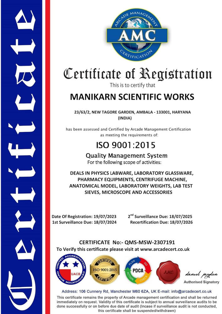 1000 Ml Imhoff Cone for Sedimentation & Biofloc Test | Water Testing..