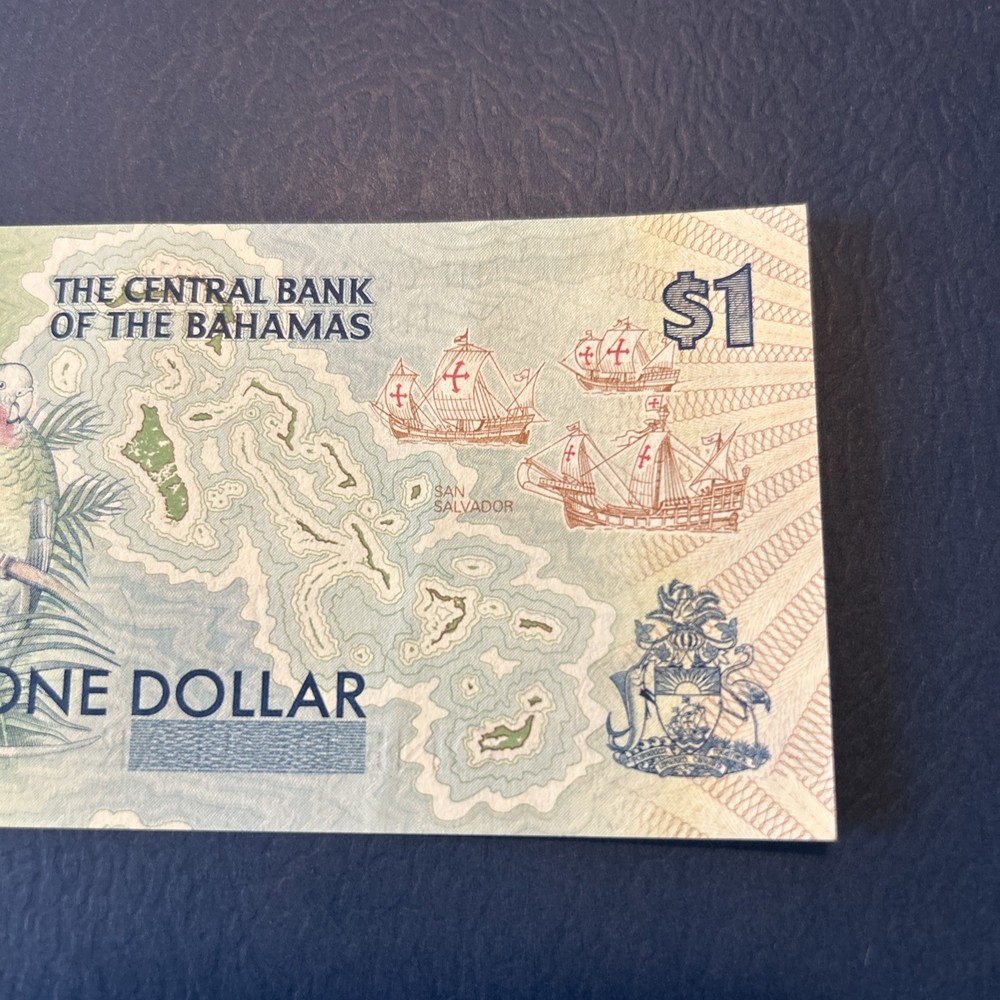 Bahamas- 1 dollar- 1992